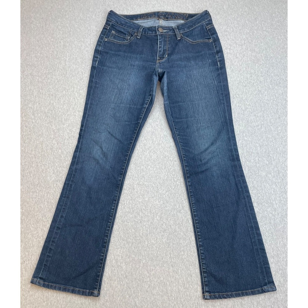 Jag Jeans Womens 30 x 30 Blue Cotton Blend Stretch Low-Rise Bootcut